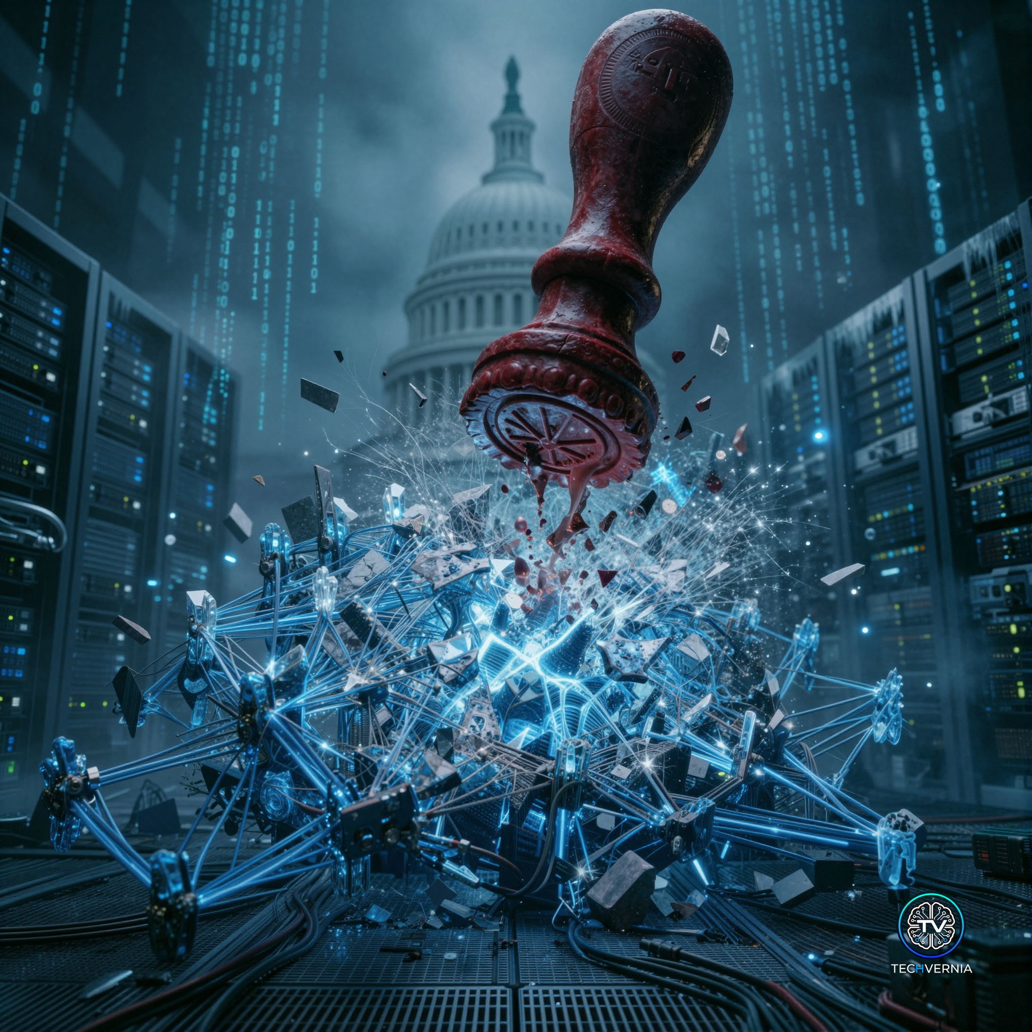 AI neural network shut down by a US government seal — Claude Fable 5 export control directive
