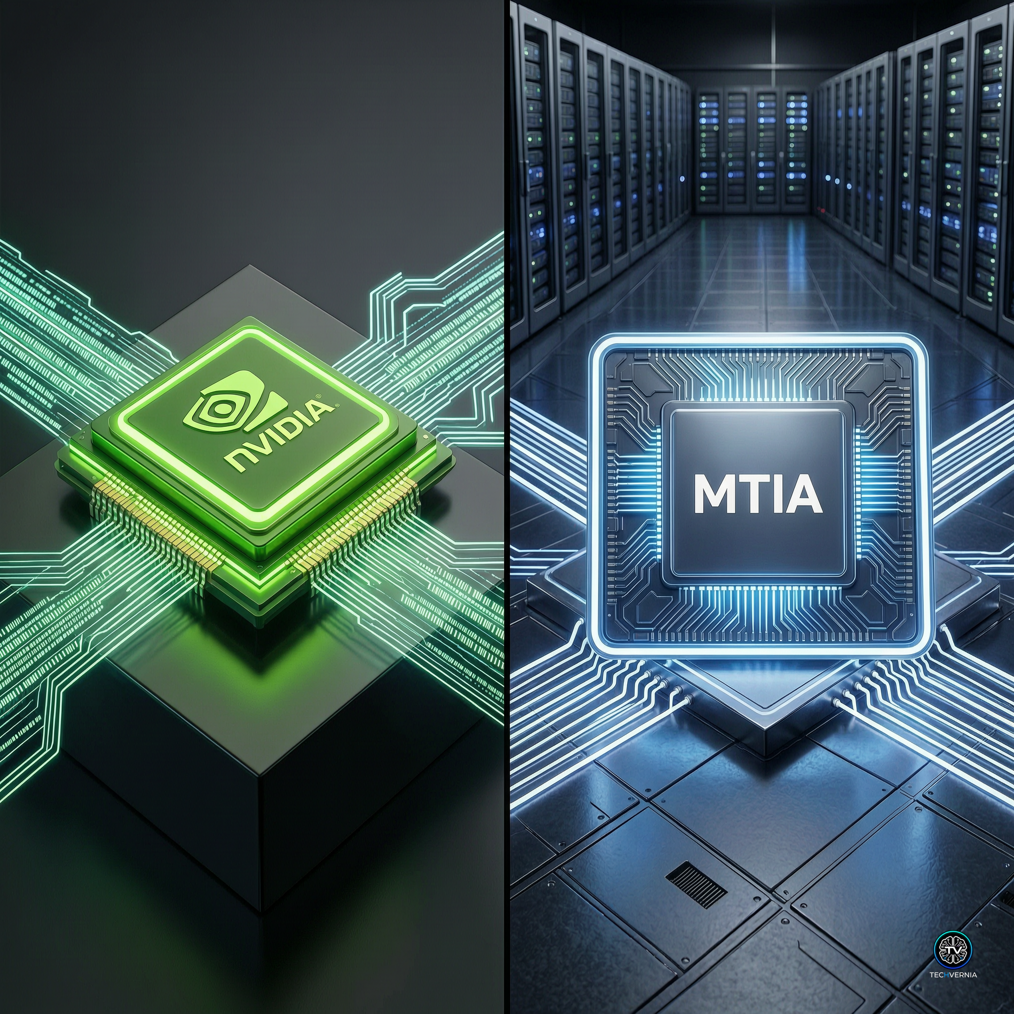 Meta MTIA custom AI chips vs Nvidia — semiconductor power shift in 2026