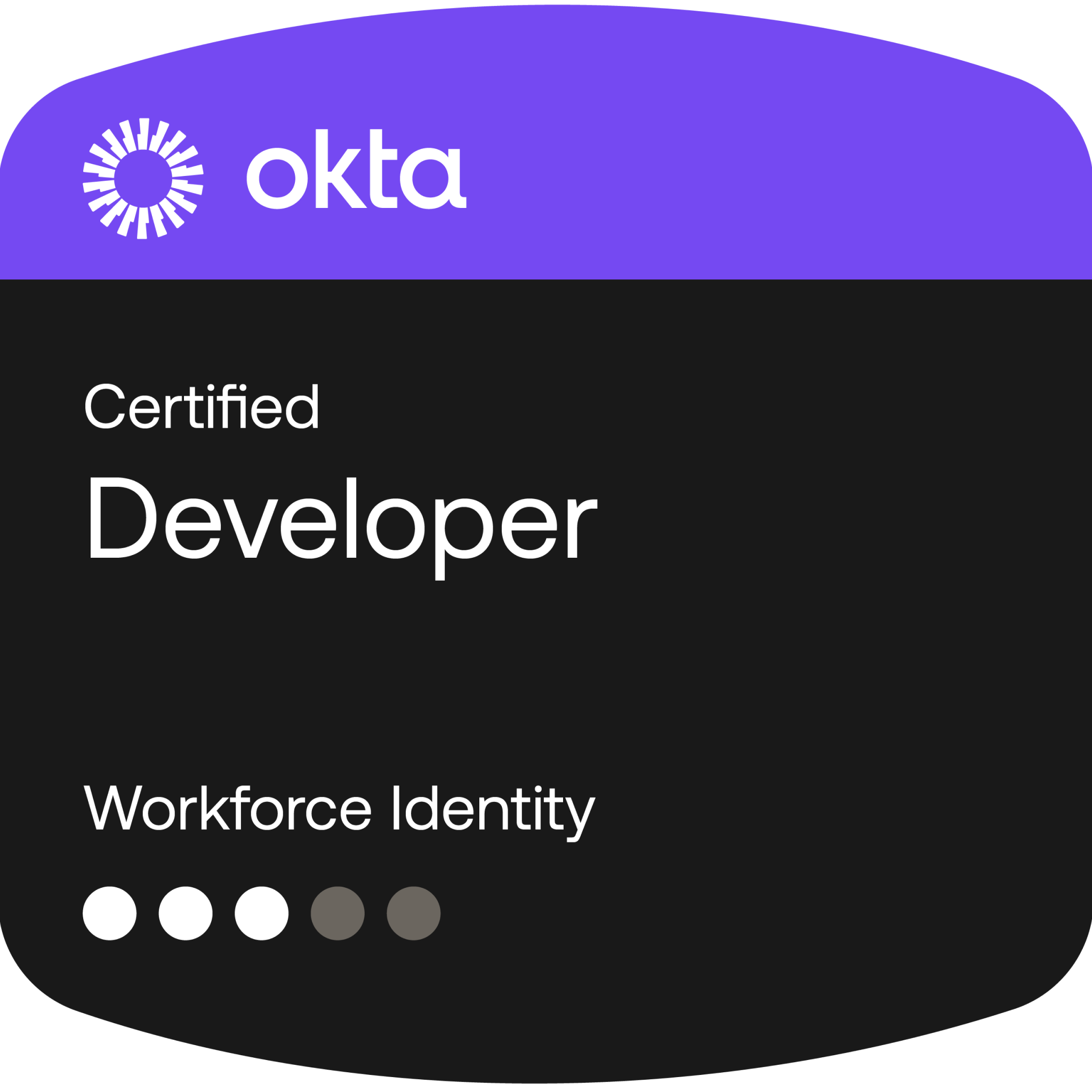 Okta Certified Developer Badge