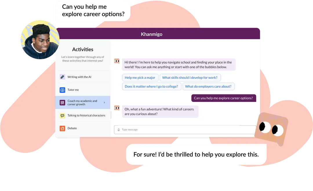 Khan Academy Ai Interface Screenshot