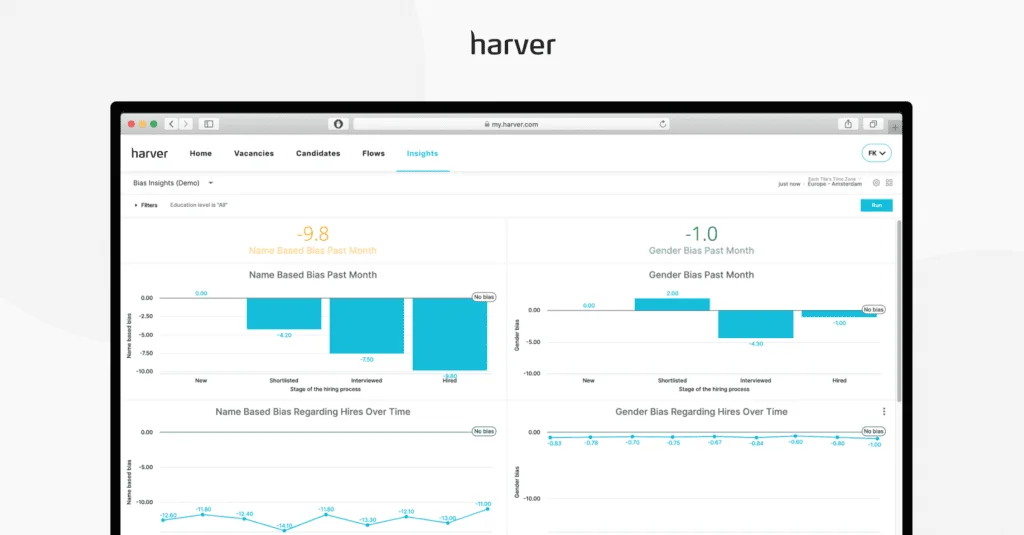Harver Interface Screenshot