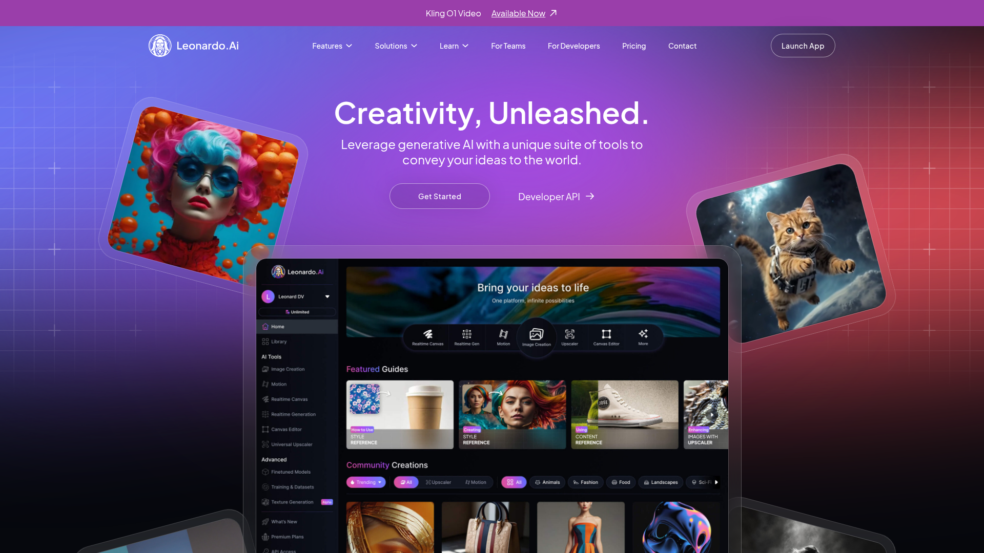 Leonardo Ai Interface