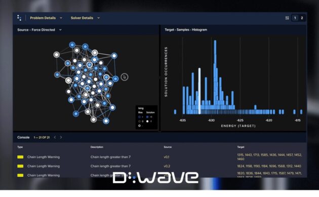 D Wave Leap Interface Screenshot